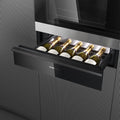 Dometic wijnlade DB5B - zwarte glazen deur (enkele zone) - 5 flessen