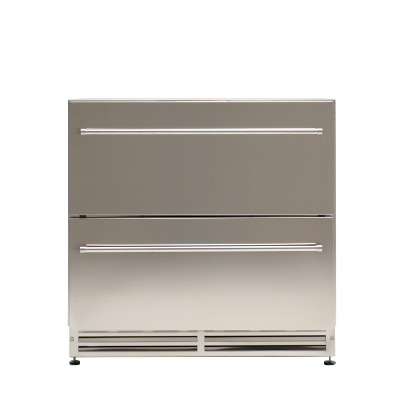 Fhiaba UC2D90PO Onderbouw ladekoelkast 90 cm - RVS