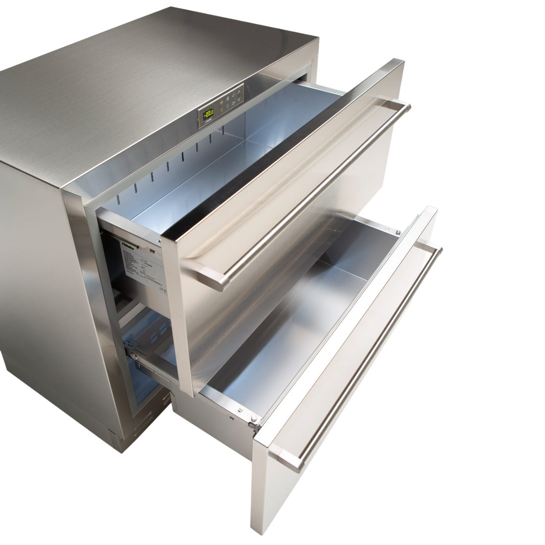 Fhiaba UC2D90PO Onderbouw ladekoelkast 90 cm - RVS