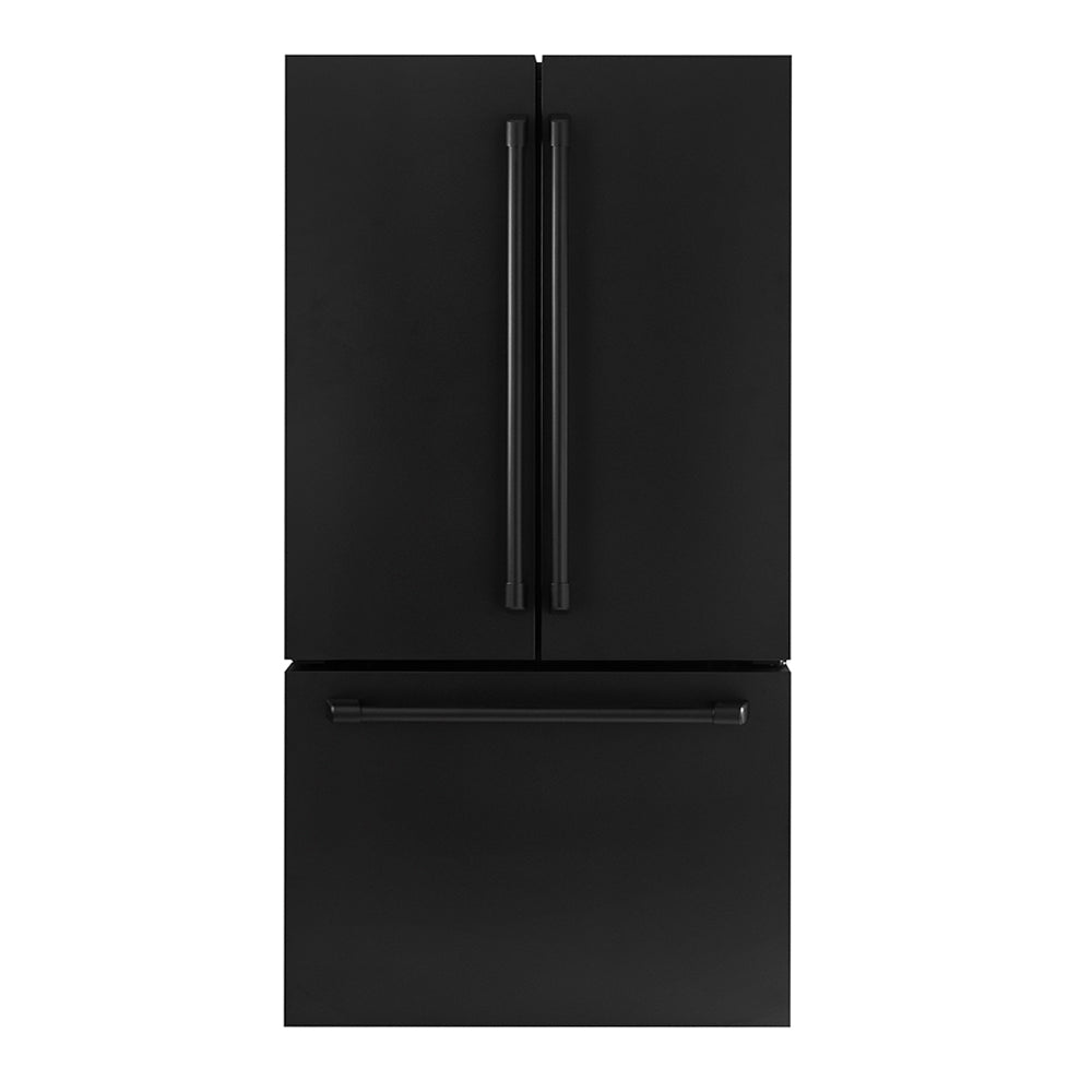 ioMabe INO27JSPF 3BM-CBM Inbouw Koelkast 91 cm Mat Zwart Zwarte Grepen