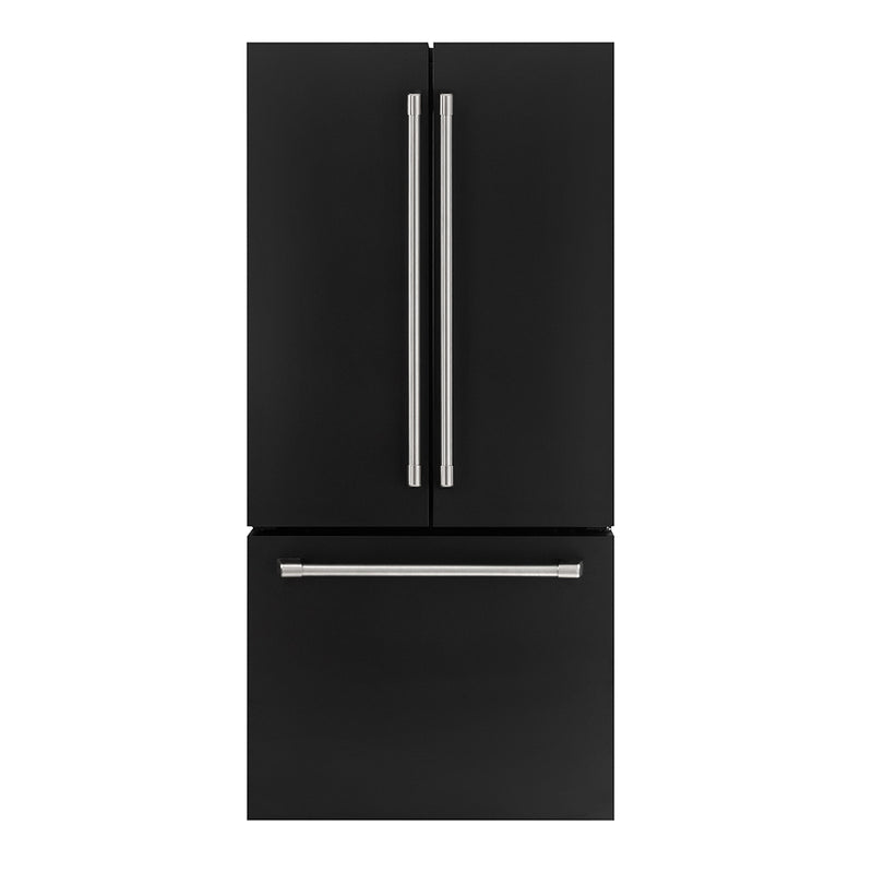 ioMabe IWO19JSPF3BM Einbau-Side-by-Side-Kühlschrank 84 cm Mattschwarz