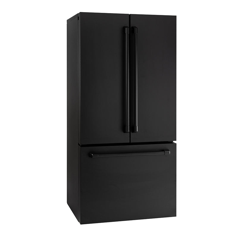 ioMabe IWO19JSPF 8BMCBM Amerikanischer Standkühlschrank 84 cm Mattschwarz