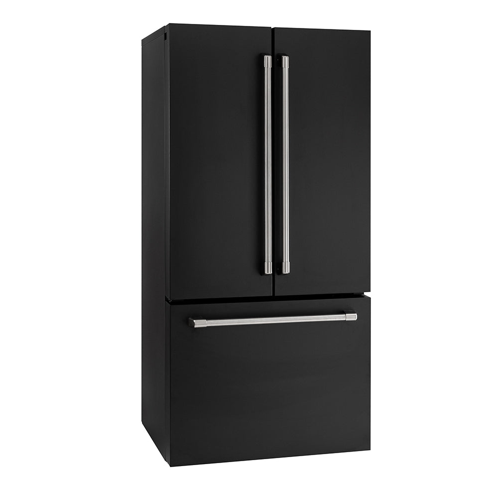 ioMabe IWO19JSPF 8BM Amerikanischer Kühlschrank, freistehend, 84 cm, matt Schwarz