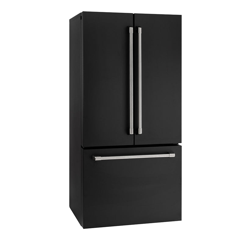 ioMabe IWO19JSPF 8BM Amerikanischer Kühlschrank, freistehend, 84 cm, matt Schwarz