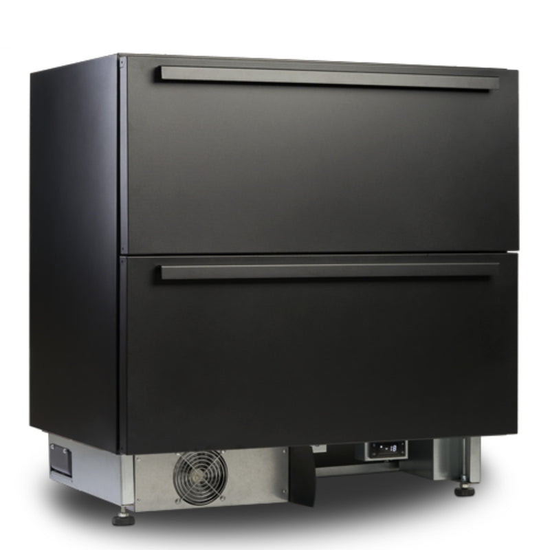 Ladenvriezer Norcool G1 mat zwart