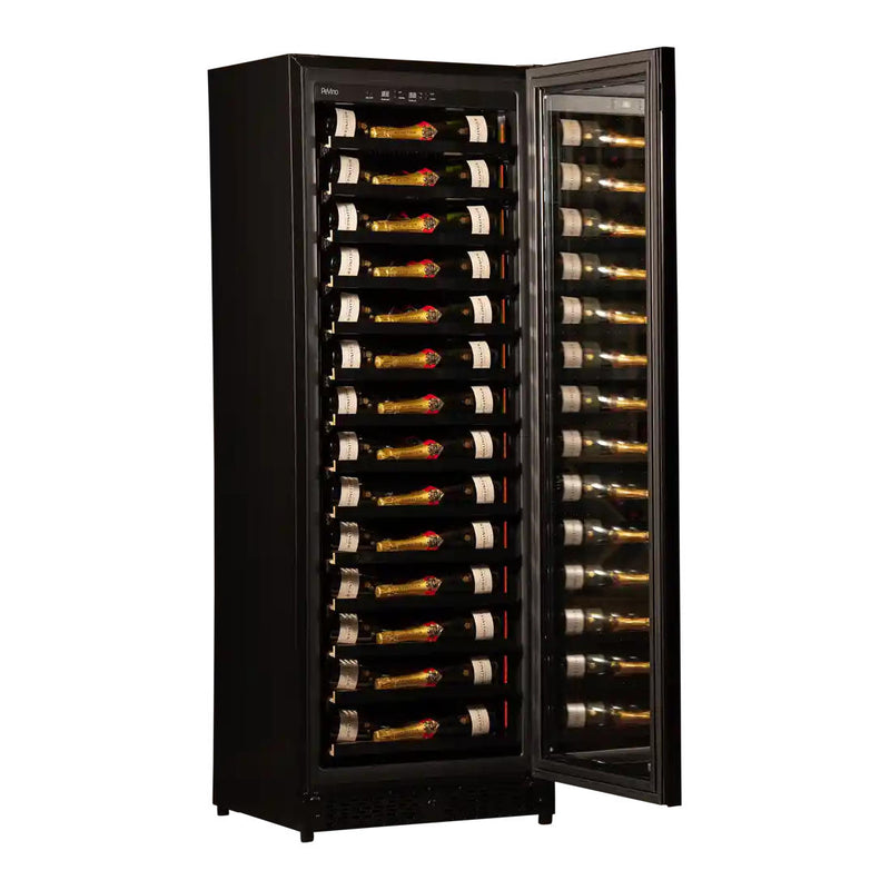 PeVino Imperial Eco Weinklimaschrank schwarz (eine Zone) - 96 Flaschen
