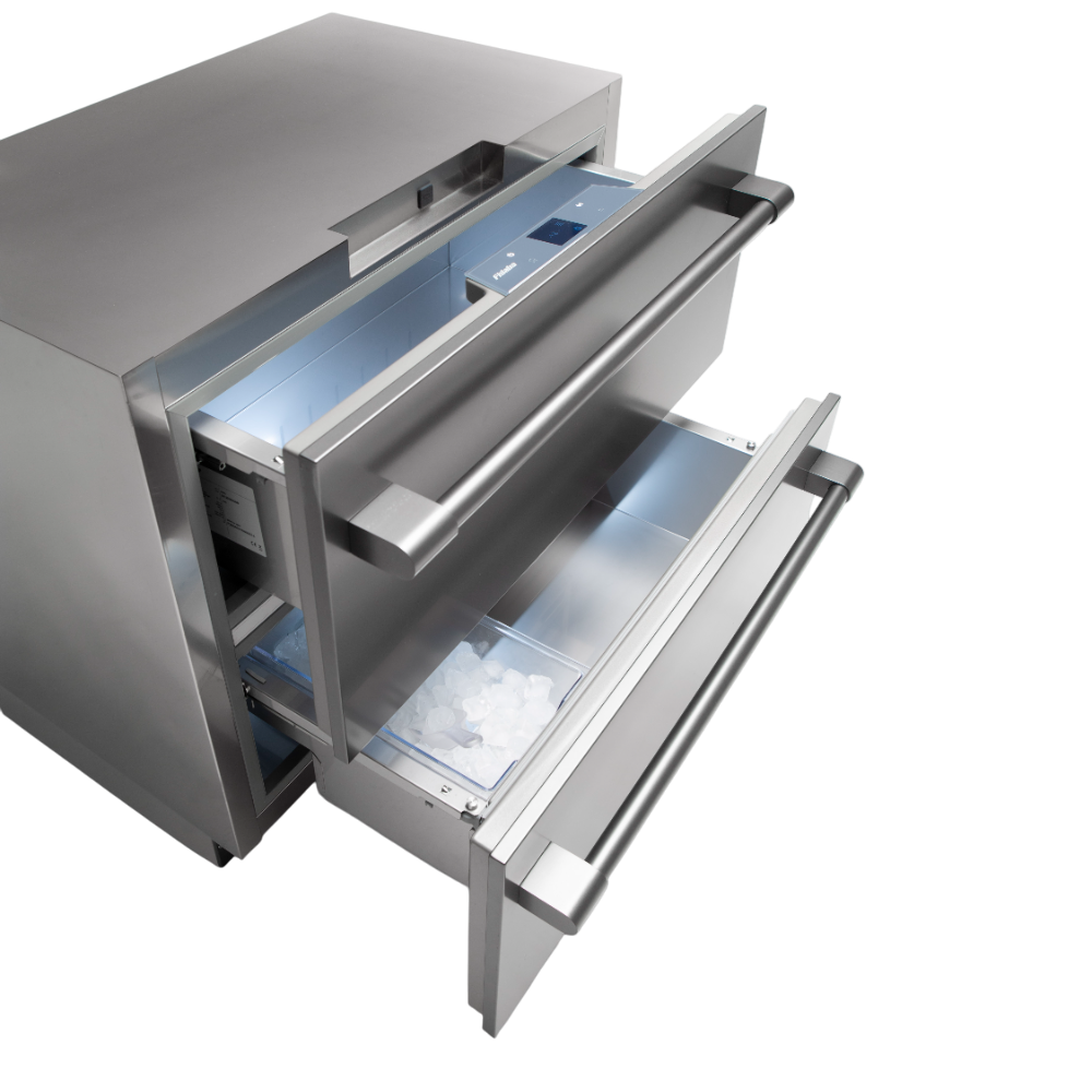 Fhiaba UC2D90GMIO Onderbouw Ladekoelkast Met Ijsmaker 90 cm - RVS | Gran Maestro
