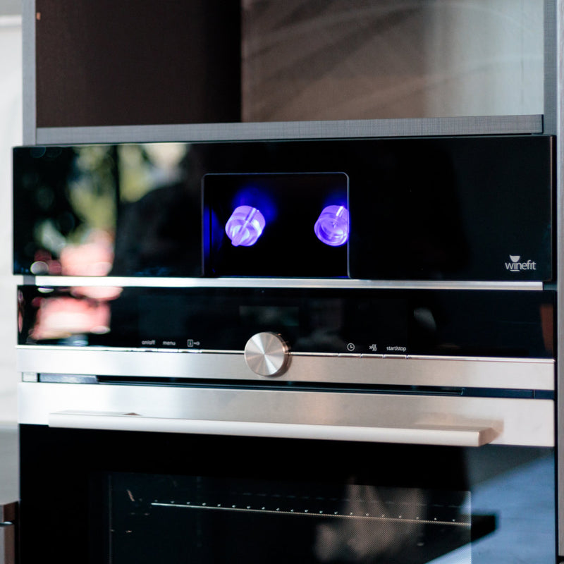 Winefit ALL-IN 1 SLIM wijnbewaarsysteem - Open Paneel