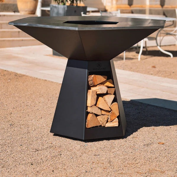Brasero Hexagone Grand Banquet 150 Zwart