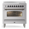 ILVE PI096NE3-SS Inductiefornuis RVS PI096NE3-SS vooraanzicht | XARO