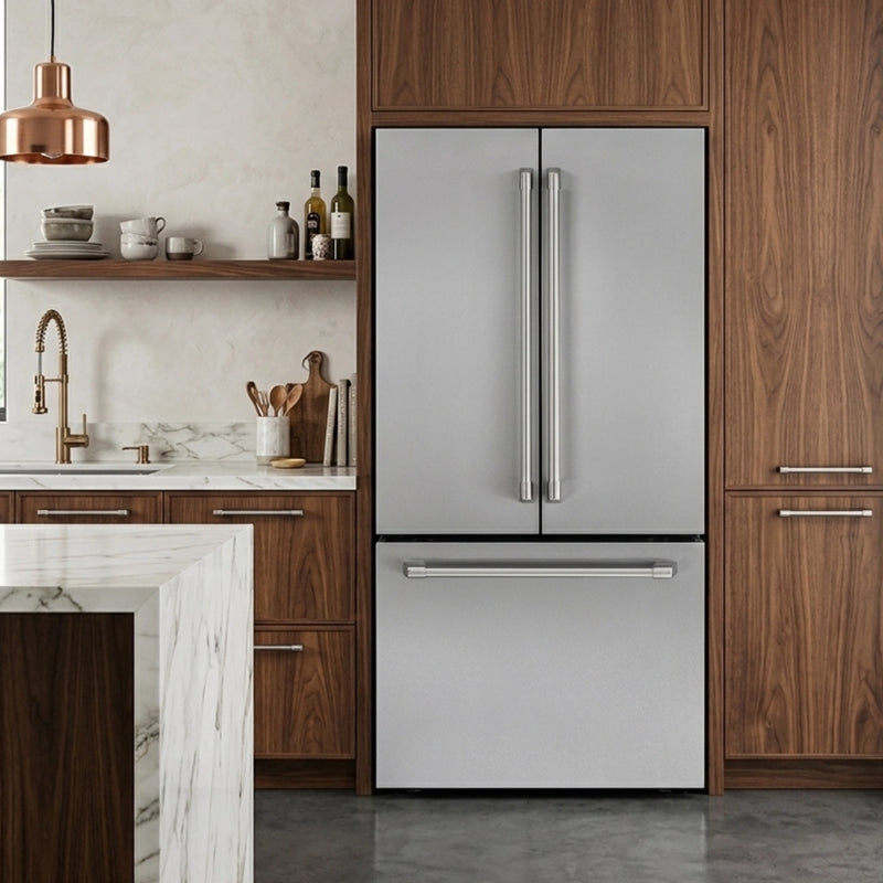 ioMabe IWO19JSPF 30 Einbau-French-Door-Kühlschrank 84 cm Edelstahl