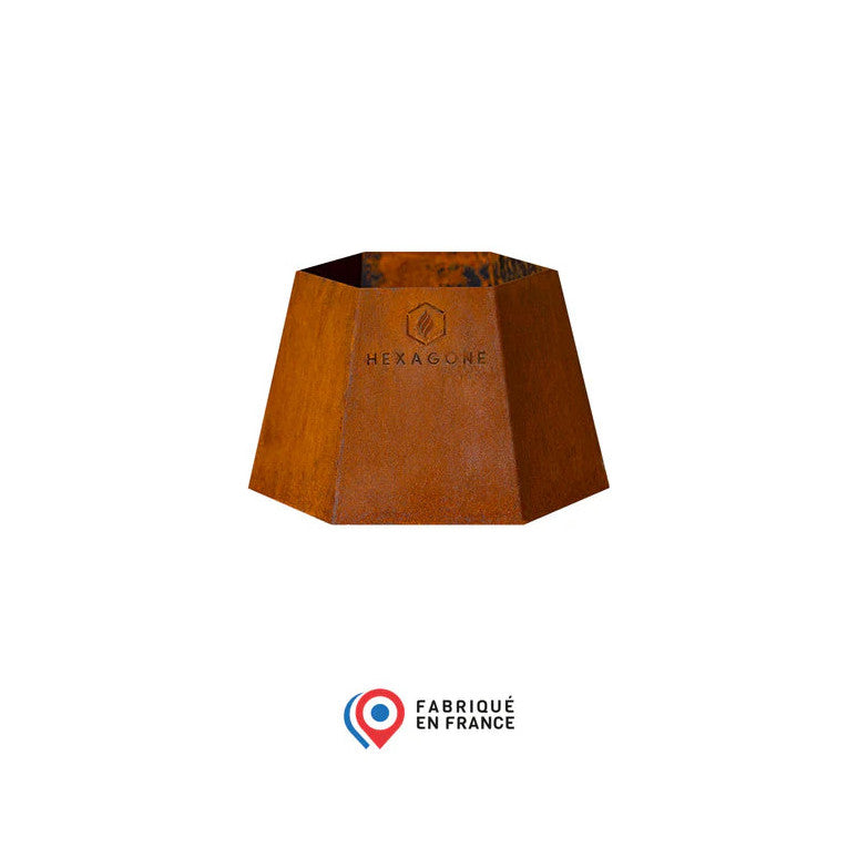 Brasero Hexagone lage-voet-agape-cortenstaal-brasero-hexa Brasero accessoire – lage-voet-agape-cortenstaal-brasero-hexagone | XARO