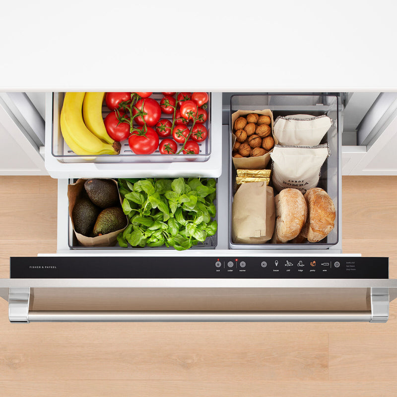 Fisher & Paykel RB9064S1 CoolDrawer ladekoelkast zijaanzicht