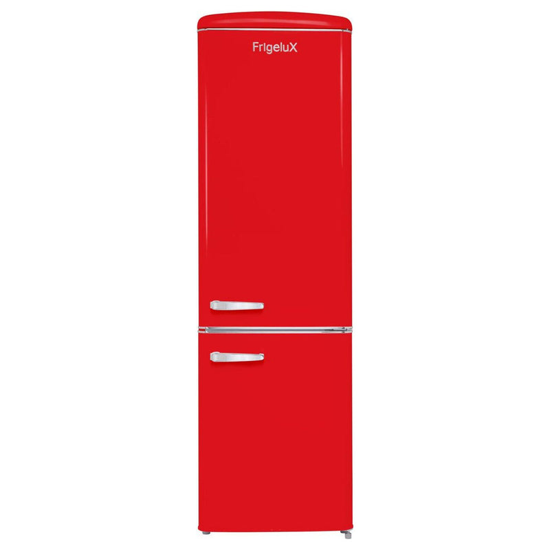 Frigelux CB255RRD retro koelkast rood 244L vooraanzicht | XARO