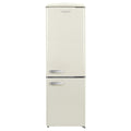 Frigelux CBNF330RCD retro koelkast cream 330L vooraanzicht | XARO