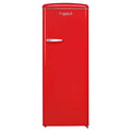 Frigelux RF218RRD retro koelkast rood 218L vooraanzicht | XARO