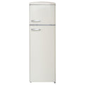 Frigelux RFDP246RCD retro koelkast cream 246L vooraanzicht | XARO