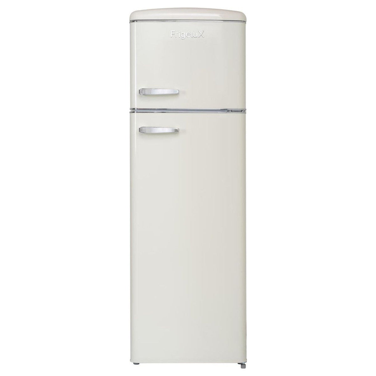 Frigelux RFDP246RCD retro koelkast cream 246L vooraanzicht | XARO