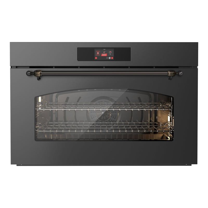 ILVE OV91NT31-MG Inbouwoven mat grafiet 110L vooraanzicht | XARO